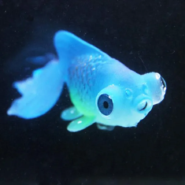 Светящийся эффект искусственный лев рыба, украшения для аквариума подводный живое растение светящийся орнамент водный пейзаж# F - Цвет: Светло-зеленый