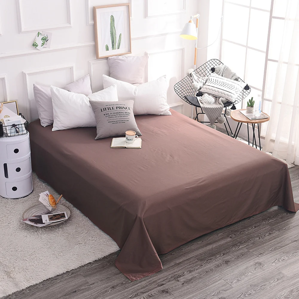 100/% Organic cotton By Coyuchi Queen Size Solid Flat Sheet NEW Free shipping!!!!