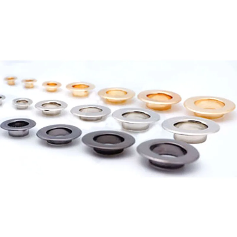 

100pcs inner 8mm / 10mm / 12mm FLAT Surface Grommet Eyelet with Washers