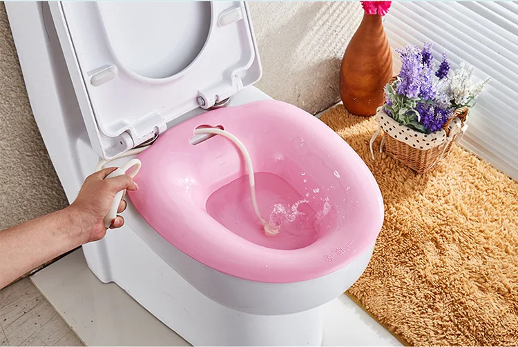 A,sitz Bath Hip Flusher Basin For Maternity Pregnant Women Hemorrhoids  Patients Toilet Bathroom With Medical Safety Material - Plastic & Portable  Basins - AliExpress
