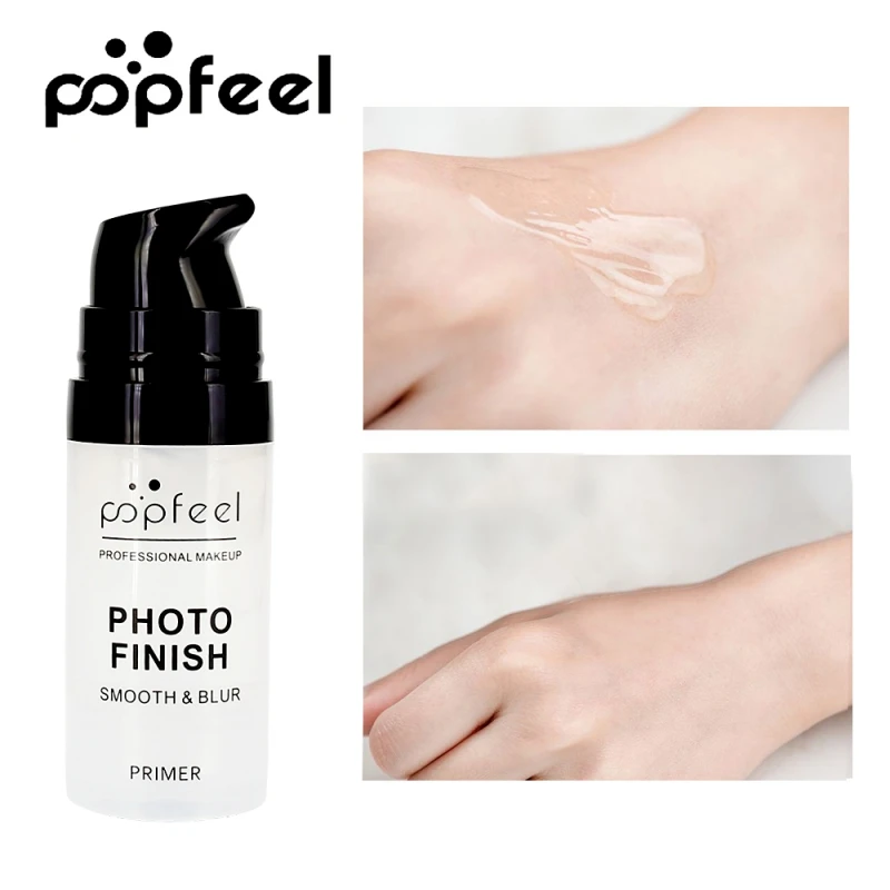 popfeel 15ml Natural Face Primer Gel Base Makeup Matte Foundation Blur Primer Pores Invisible Prolong Cosmetics Recommend