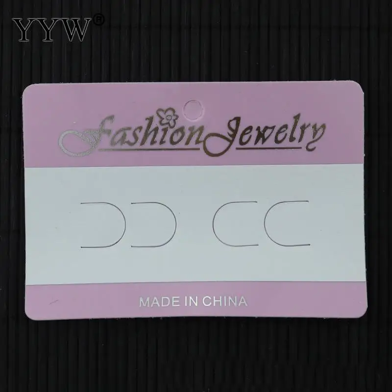 

YYW 100pcs High Quality PVC Plactic Card Hair Accessories Display Cards Holder Pink Display Cards 70*100mm Wholesale 2017