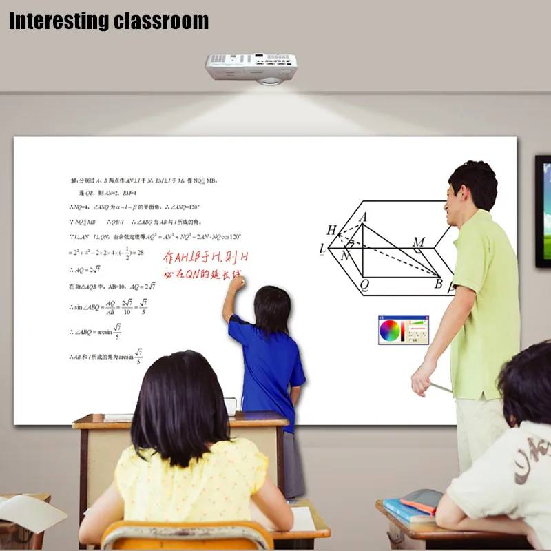 US $190.00 new design school portable interactive whiteboard multi users pen touch smart board