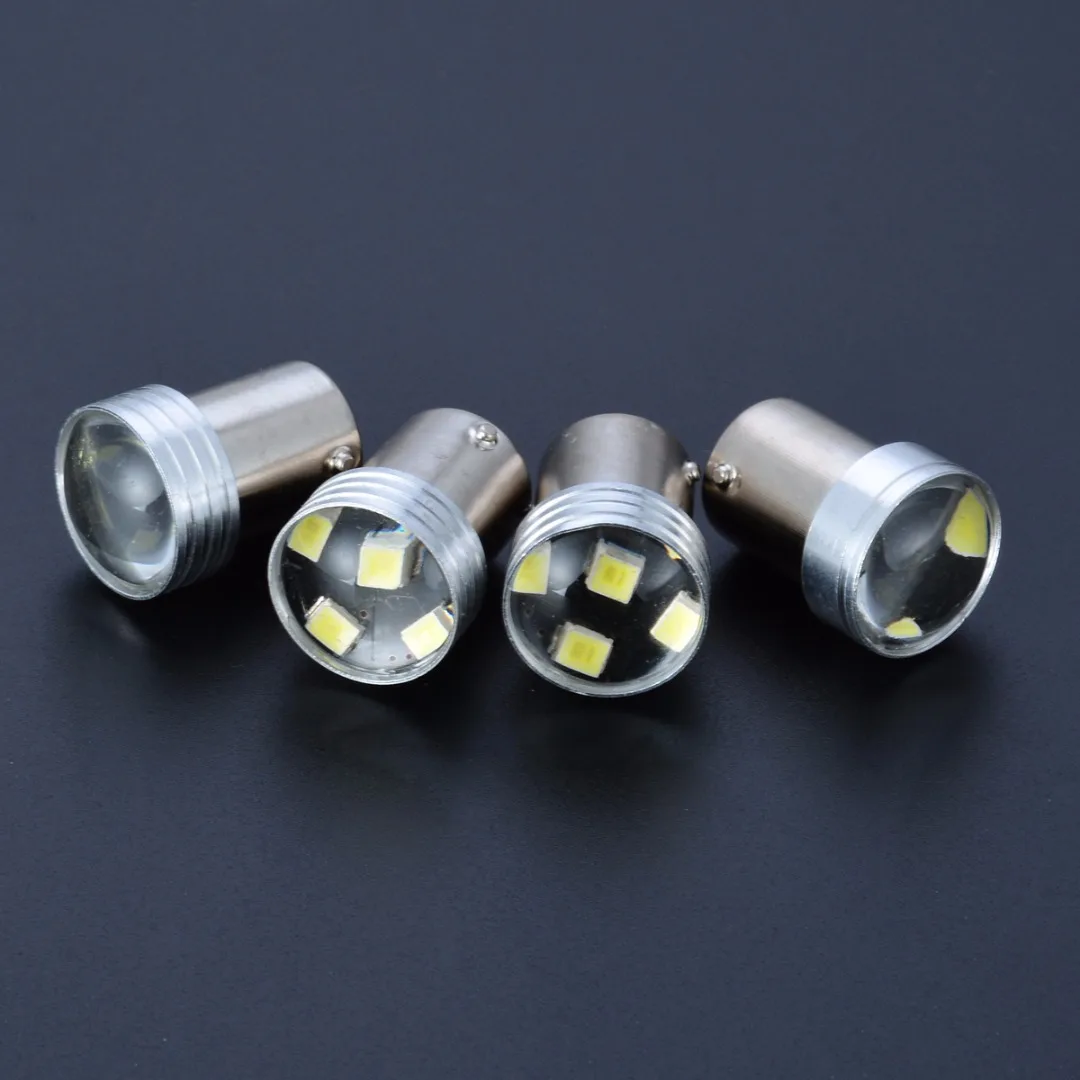 

4pcs 1156 2835 6LED 6SMD Canbus Error Backup Reverse Turn Signal Light Bulb White Car Auto Lights