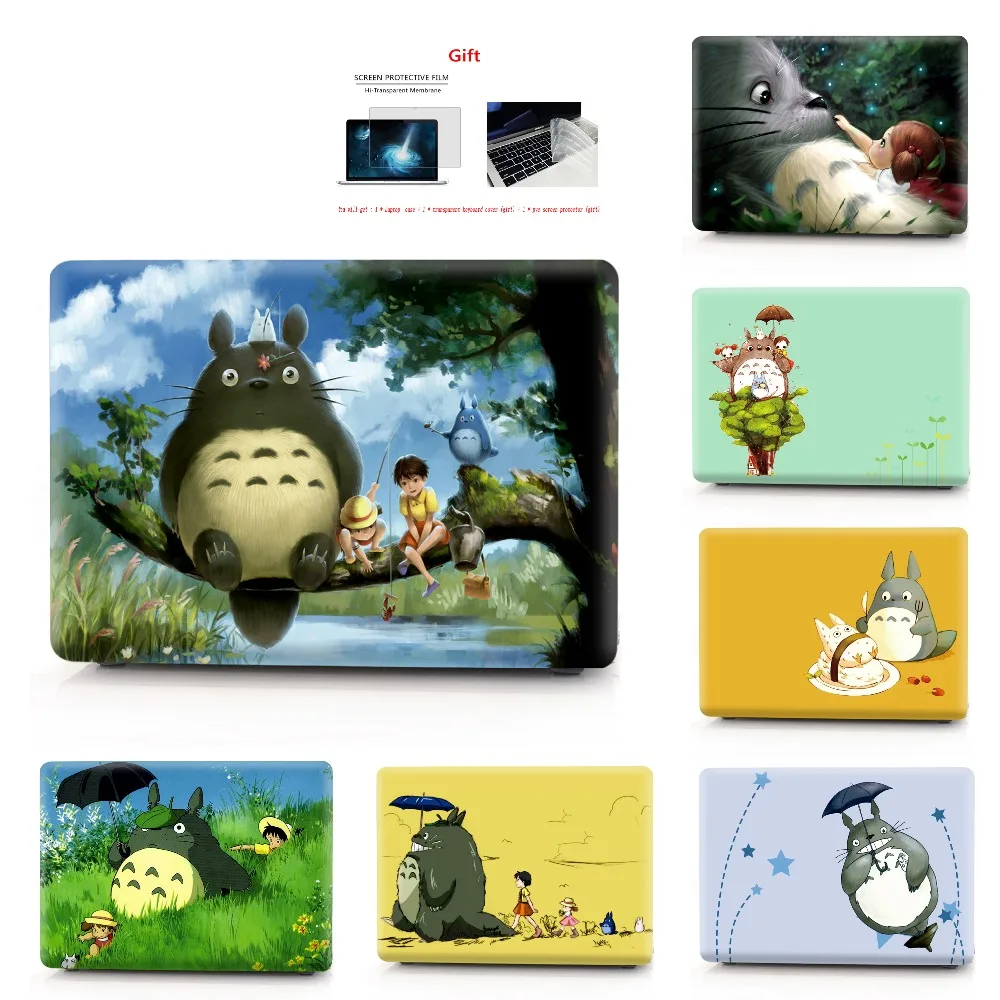 Чехол Totoro для ноутбука с цветным принтом Macbook Air Pro Retina M1 Chip 11 12 13 15 16 дюймов чехол