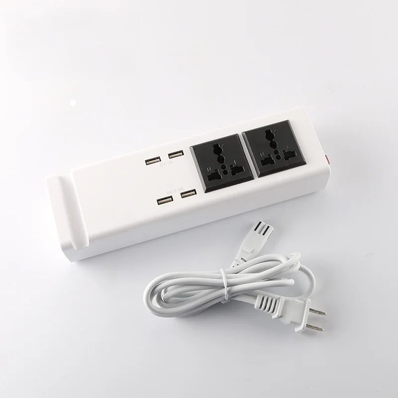 

Universal 4 USB Charger Ports Power Travel Adapter Strip Switch Socket For US UK EU Plug Sockets For iphone Xiaomi Mobile Phone