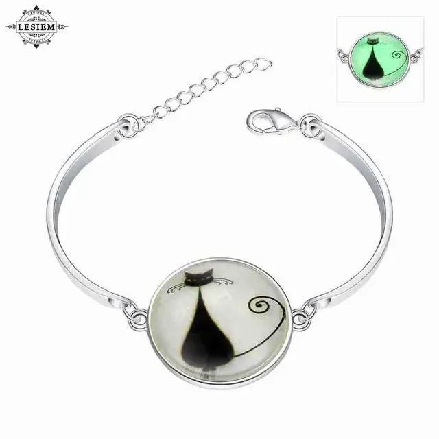 Lesiem Exo Glowing Film Clear Bracelets Bangles For Women Men Lesiem Exo Glowing Film Clear Bracelets Bangles For Women Men Emitting Black Glow In The Dark Pulsera