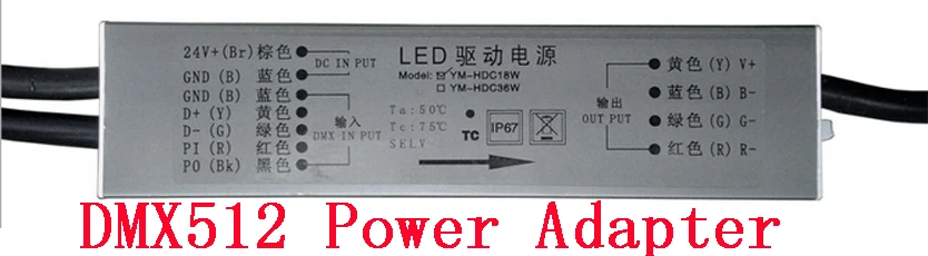 54 Вт DMX512 Шайба стены свет 36 Вт DC24V rgb водонепроницаемый жесткая Пейзаж лампы 3 в 1 bridgelux фишек DHL Fre