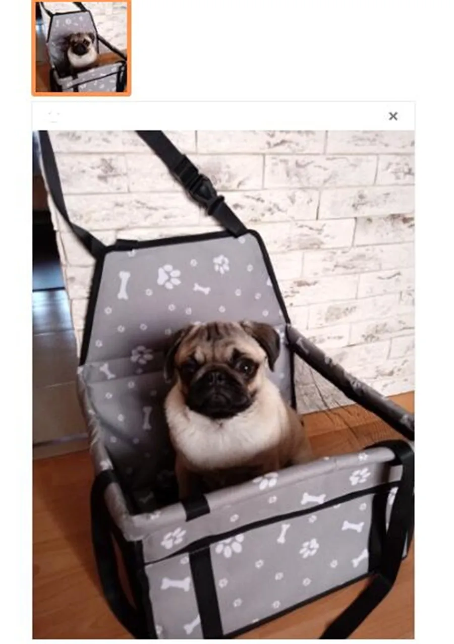 Переноска для домашних собак, сумка для сиденья, водонепроницаемая корзина, безопасная дорожная сетчатая подвесная сумка, собачья сумка для сиденья, корзина