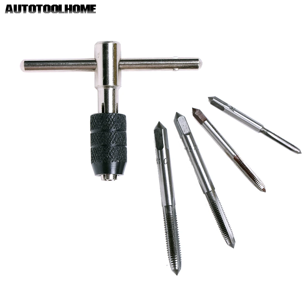 3 Unids//Set M3 // M4 // M5 Golpecito Del Hilo De La Mano M4 Hilo De Mano Enchufe M/étrico Taps De Tornillo Herramienta Para Auto Reparaci/ón Y Maquinaria Juego De Grifos De Rosca