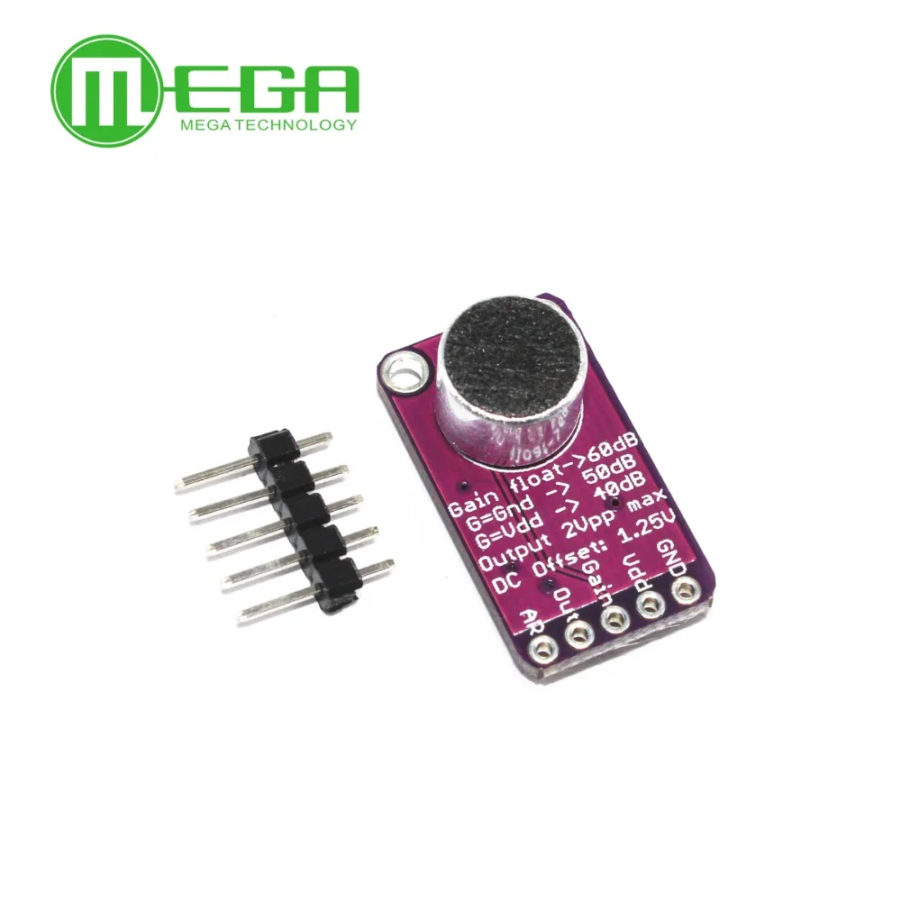

10pcs/lot CJMCU MAX9814 Microphone AGC amplify amplifier module CMA-4544PF-W