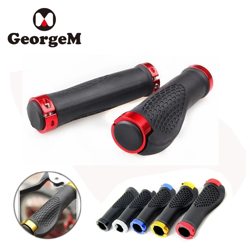 1 Pair Bicycle Grips MTB Road Bike Ergonomic Rubber Handlebar