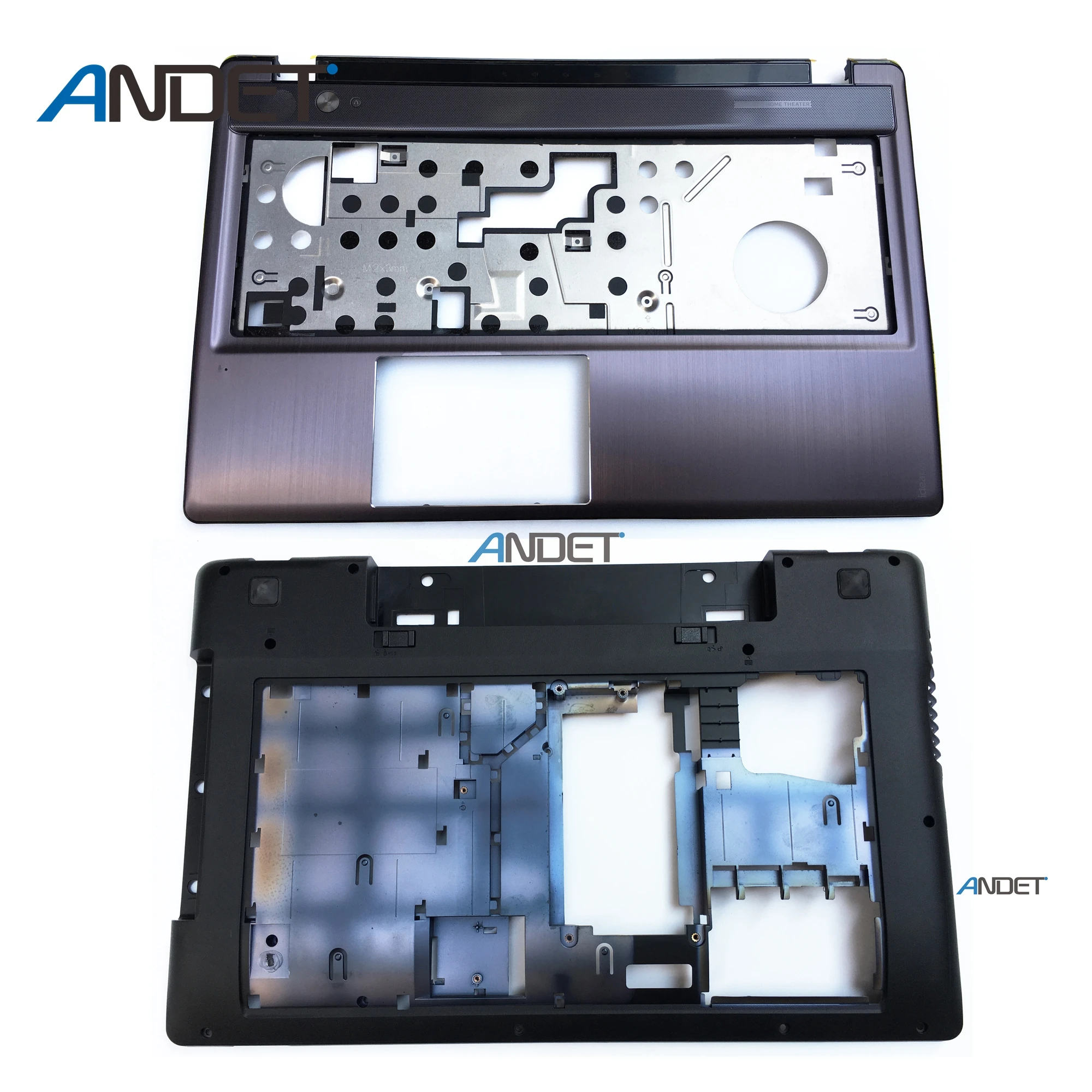 Новый оригинальный чехол для Lenovo IdeaPad Z580 Z585 Нижняя крышка 3ALZ3BALV00 + подставка