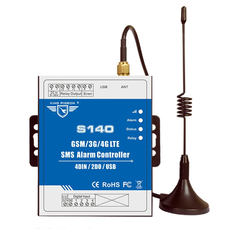 S140 GSM/3G/4G RTU SMS контроллер сигнализации гидрологический мониторинг автоматический