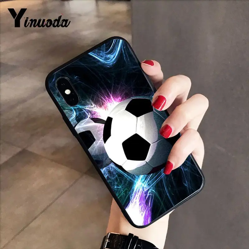Football Soccer Ball on water burning fire sports