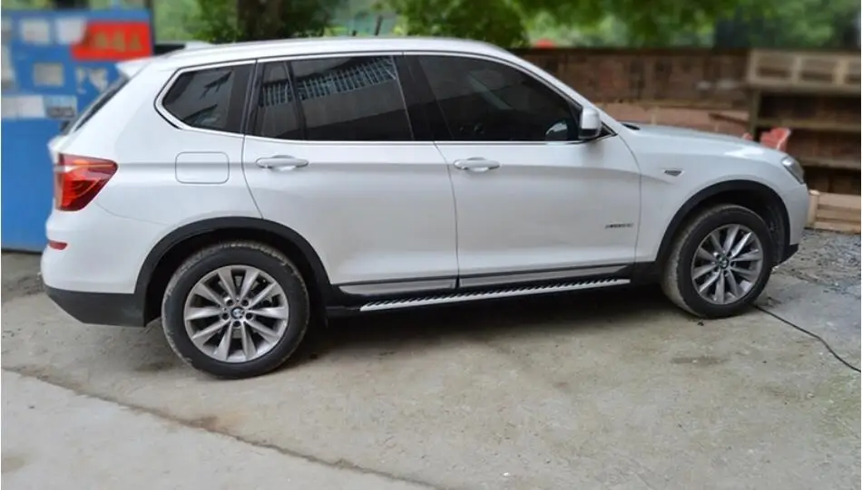 Для BMW X3 F25 2014.2015.2016.2017 автомобильные беговые доски авто боковые ступенчатые