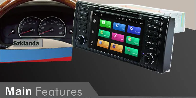 Best 7"HD IPS 1024X600 Android 8.0 Car DVD GPS Navi For BMW E53 X5 E39 Radio Stereo GPS Navigation 8 Core BT 4G WIFI 4GB RAM 32GB ROM 2