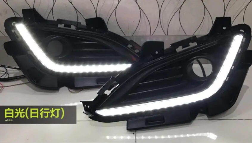 1 комплект 2012~ 2018y автомобильный бампер головной свет для hyundai Противотуманные фары Elantra light автомобильные аксессуары фары для Elantra свет объектива проектора