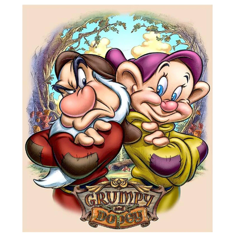 5D diy Алмазная картина grumpy dopey 3d вышивка крестиком полностью квадратная мозаика