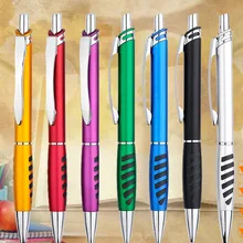 Горячие продажи высокого качества Фабрика рекламный логотип печатные пластиковые ручки промо мяч ручка, подарочная ручка 1000 шт