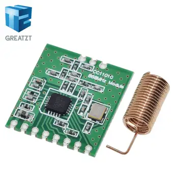 

CC1101 Wireless Module Long Distance Transmission Antenna 868MHZ SPI Interface Low Power M115 For FSK GFSK ASK OOK MSK 64-byte
