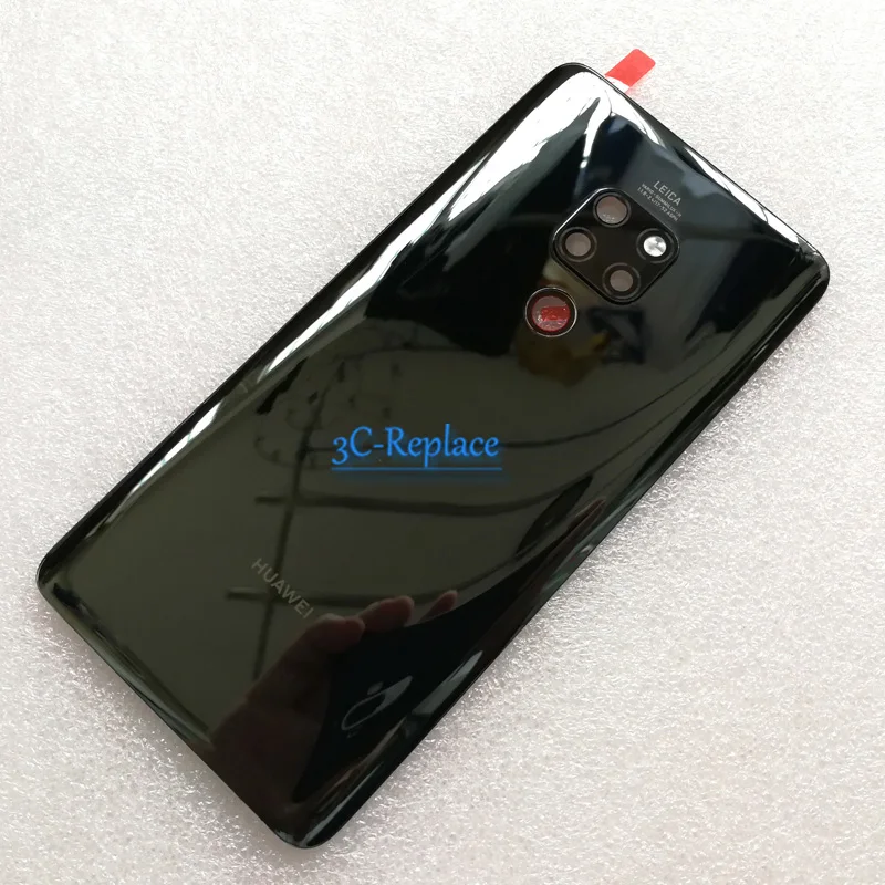 Для huawei Коврики 20 HMA-L09 HMA-L29 HMA-AL00 задняя Батарея крышка дверца батарейного Корпус задняя Стекло объектив Запасные части