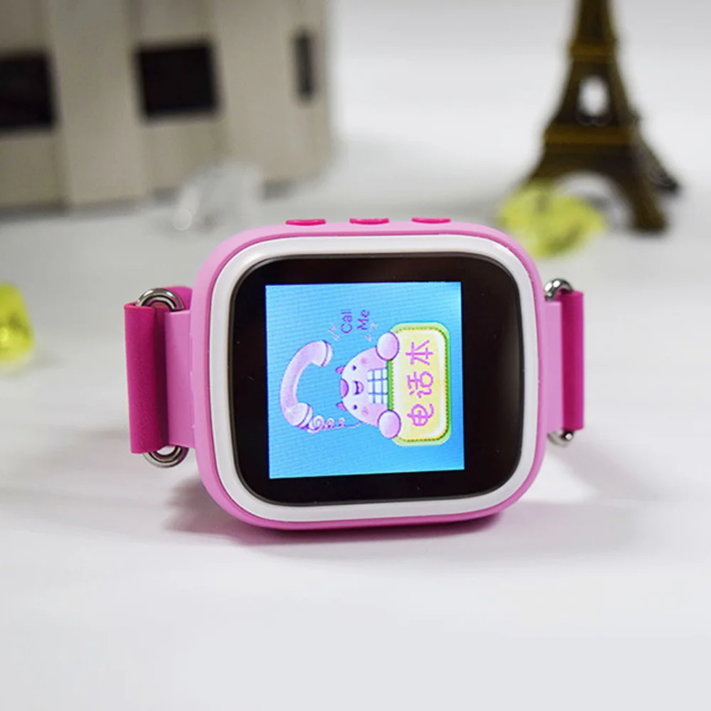 Q80 анти-потеря Дети Смарт наручные часы-трекер SOS SIM расположение цветной экран