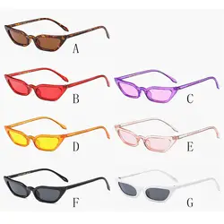 2019 модные легкие очки женские ретро модные маленькие коробки черные красные очки кошачий глаз ретро легкие зеркальные плотные цвета 3,4