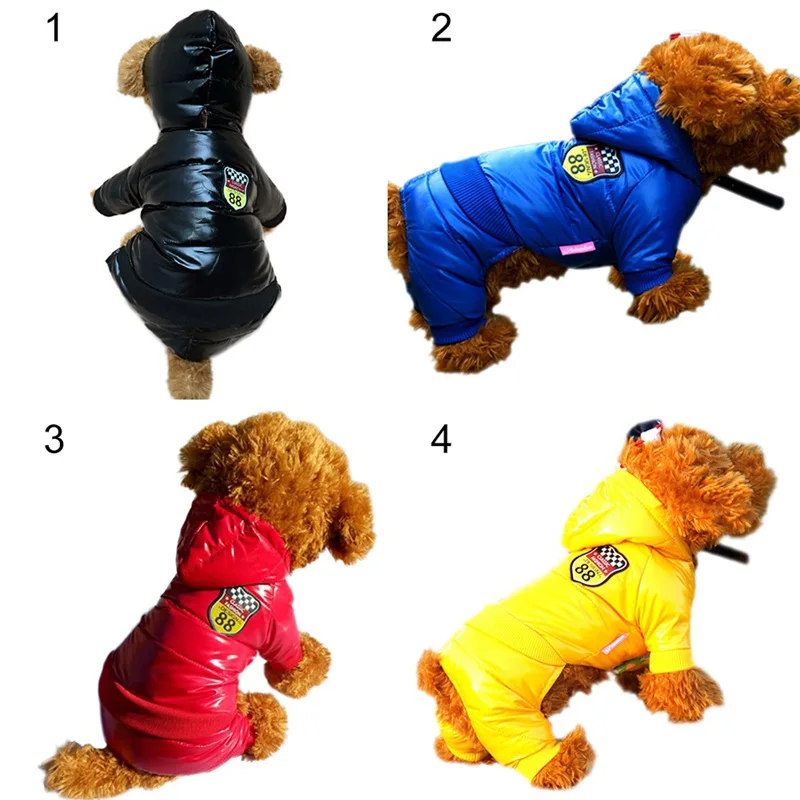 Thickening Warm Dog Jacket Waterproof Fabric Winter Large Size Pet Dog Clothes Pet Dogs Accessories