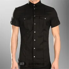 S-5XL новая мужская одежда стилист волос Повседневная модная подходящая ко всему рубашка Топ Плюс Размер певица костюмы