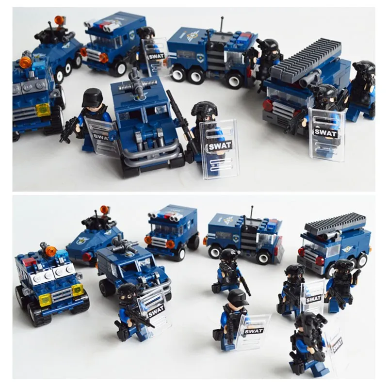 block tech swat team construction set