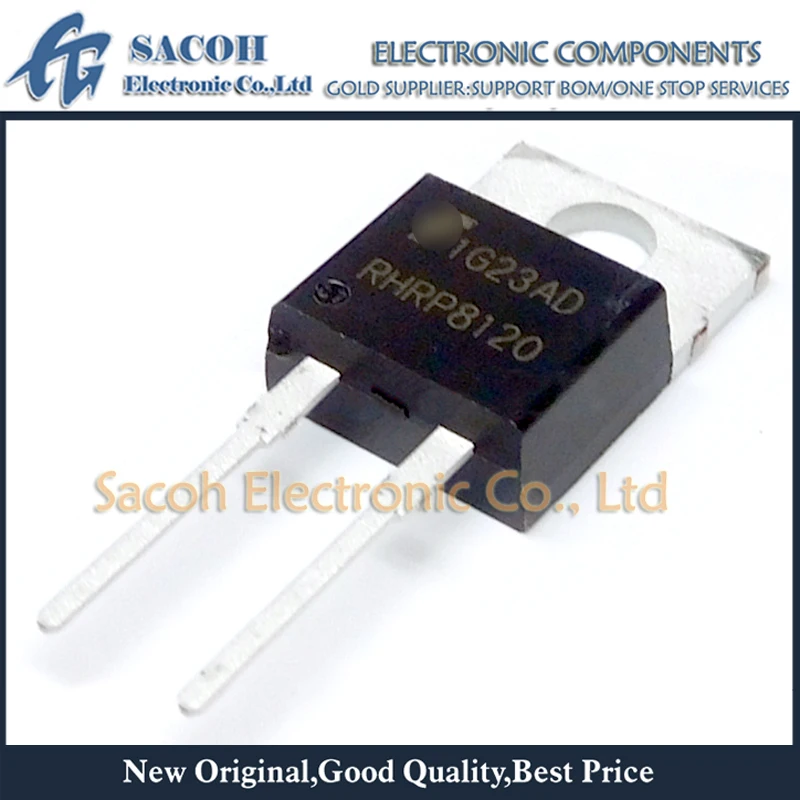 

Free Shipping 10Pcs RHRP8120 RHRP8120C or RHRP8100 RHRP8100C RURP8100 RURP8100C TO-220 8A 1200V Hyperfast Diode