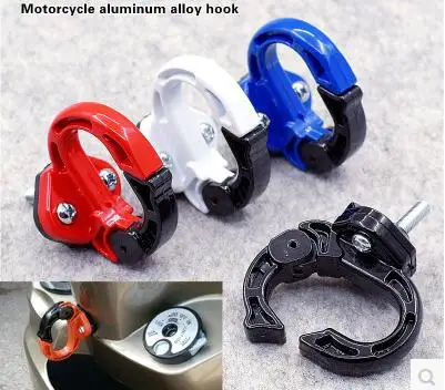 

4 colors Available motorcycle hook Multi use Accessories red black blue orange motorbike Hanger Helmet Gadget Glove Claw Hook