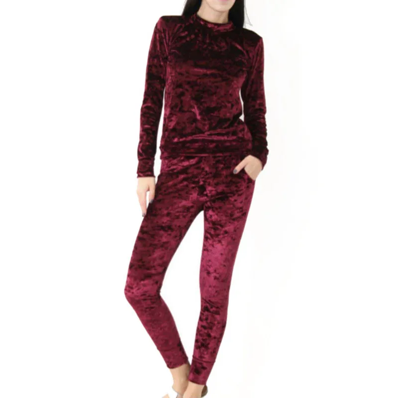 womens tracksuits velvet