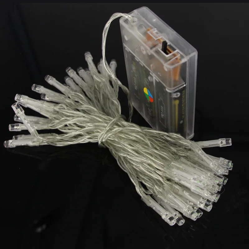 2M 5M 10M 20M LED String Lights 3*AA Battery Operated Waterproof Fairy LED Christmas Lights For Holiday Party Wedding Decoration 2M 5M 10M 20M LED String Lights 3*AA Battery Operated Waterproof Fairy LED Christmas Lights For Holiday Party Wedding Decoration