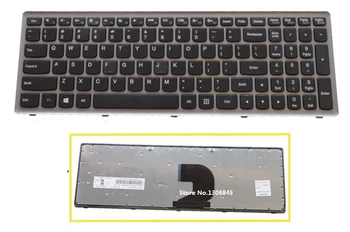 

SSEA New US Keyboard For Lenovo Ideapad Z500 Z500A Z500G P500 P500A laptop black keyboard