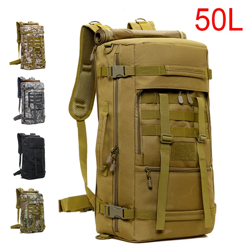 Военная прочная сумка унисекс тактический рюкзак 50 л на одно плечо для кемпинга