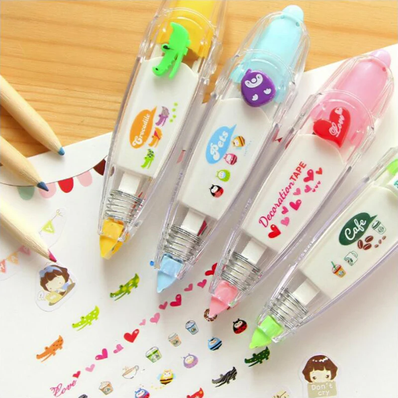 

Kawaii Japanese colorful Patterns Correction Tape Office Stationery and School Supplies 1PCS