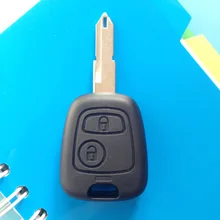 2pcs/lot In Stock New Uncut Remote Blade Key Shell For Peugeot 206 306 106 405 205