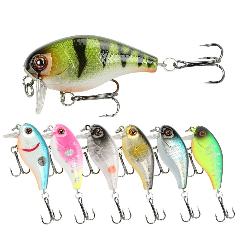 

Topwater Minnow Fishing Lures 4.6g 3.8cm Crankbait Mini Trout Baits Small Whopper Artificial Hard Bait Pesca Carp Fishing