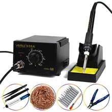 YIHUA 936A Soldering Station High Power Anti-static Temperature Adjustable Thermostatic Electric Soldering Iron цена YIHUA 936A Soldering Station High Power Anti-static Temperature Adjustable Thermostatic Electric Soldering Iron цены онлайн