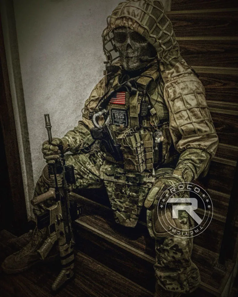 ROCOTACTICAL военный Снайпер Ghillie Viper Hood Combat Ghillie Suit Foundation Custom Ghillie Hood Jacket камуфляж, лесная местность