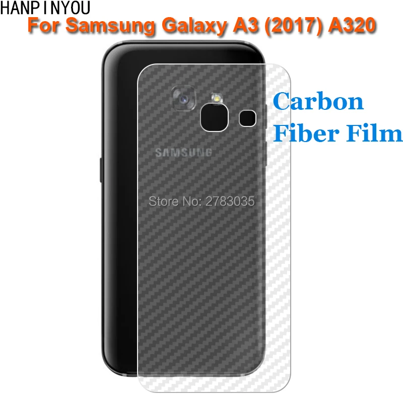 Для Samsung Galaxy A3 2017 a320 A3200 Новая прочная 3D Защитная пленка для задней панели из