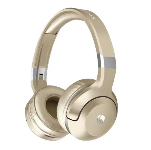 OVLENG BT-806 Беспроводные Bluetooth 4,2 наушники могут быть внешне выпущены аудио регулируемые наушники с микрофоном - Цвет: Золотой
