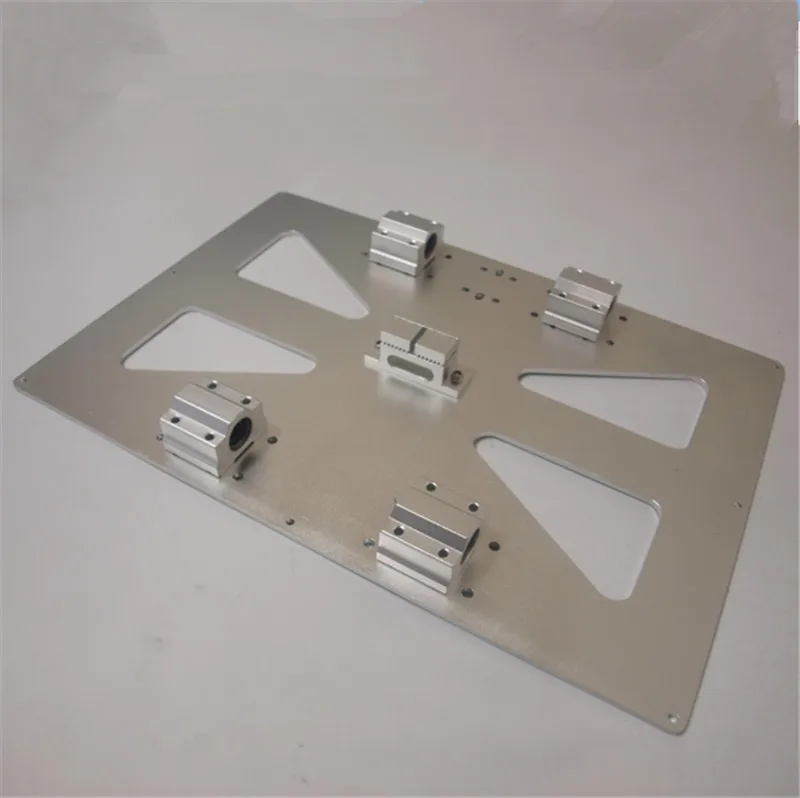 Large Size RepRap 3D Printer Upgrade Aluminum alloy heated bed mount