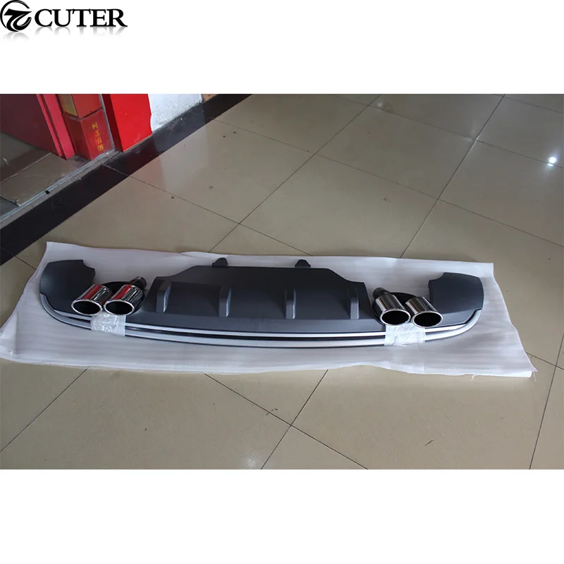 

Q5 RSQ5 Rear bumper diffuser lip exhaust pipes For Audi Q5 RSQ5 13-16