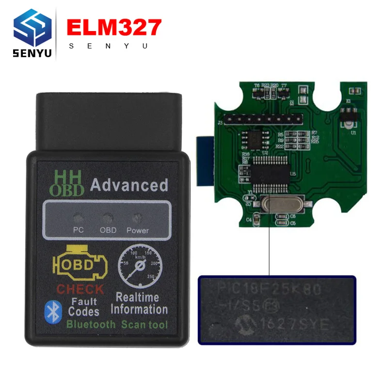 Prix pour V1.5 ELM327 Bluetooth PIC18F25K80 HH OBD elm 327 1.5 OBD2 Scanner pour Couple Android Lecteur de Code Diagnostic Works Multi-voitures Prix pour V1.5 ELM327 Bluetooth PIC18F25K80 HH OBD elm 327 1.5 OBD2 Scanner pour Couple Android Lecteur de Code Diagnostic Works Multi-voitures