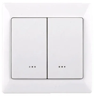 Высококачественный электрический z волновой двойной переключатель TZ66D Zwave