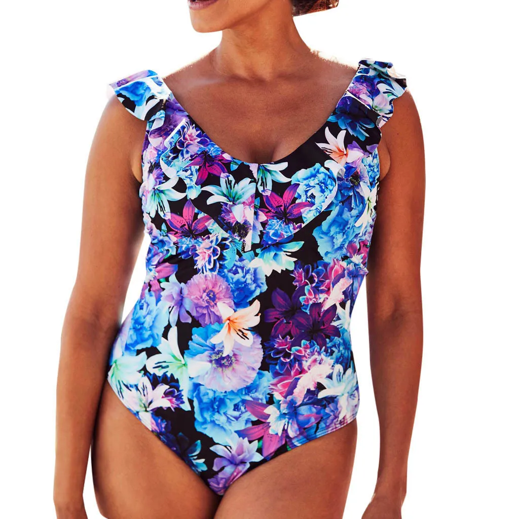 

2019 One-Piece Suits Women One Piece Push Up Bikini Beach Bathing Monokini Swimsuit Swimwear swimsuit female fused badpak dames