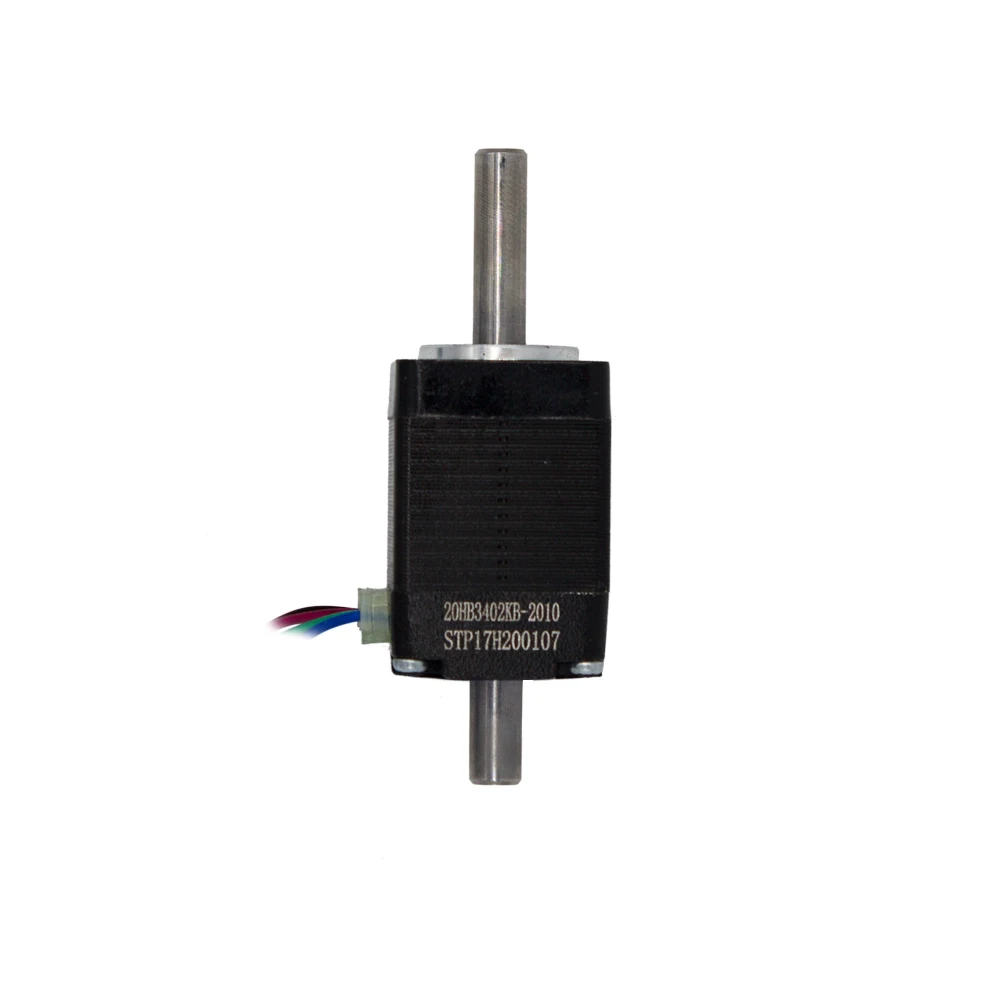 

Stepper motor nema hollow shaft 8 20 Hybird 2 phase 0.8A 1.8 4 wire,length 30mm 3D printer accessories 20HB3402KB-2010